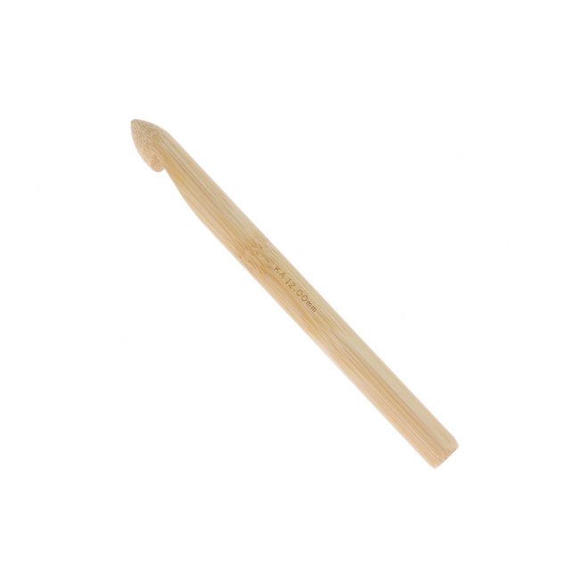Bamboe Haaknaald 12 mm - Glad Gecoat