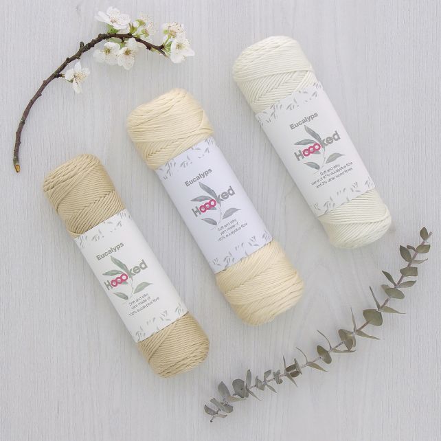 Vegan Yarn Set Eucalyps Latte Macchiato