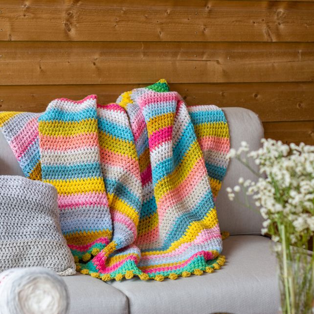 DIY kit de crochet couverture La Boca