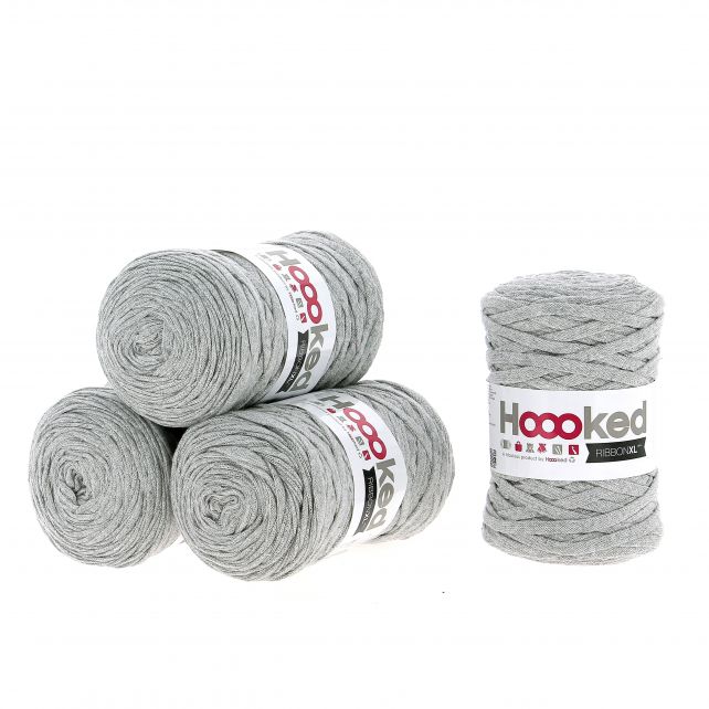 RibbonXL Set Silver Grey 4 Knäuel