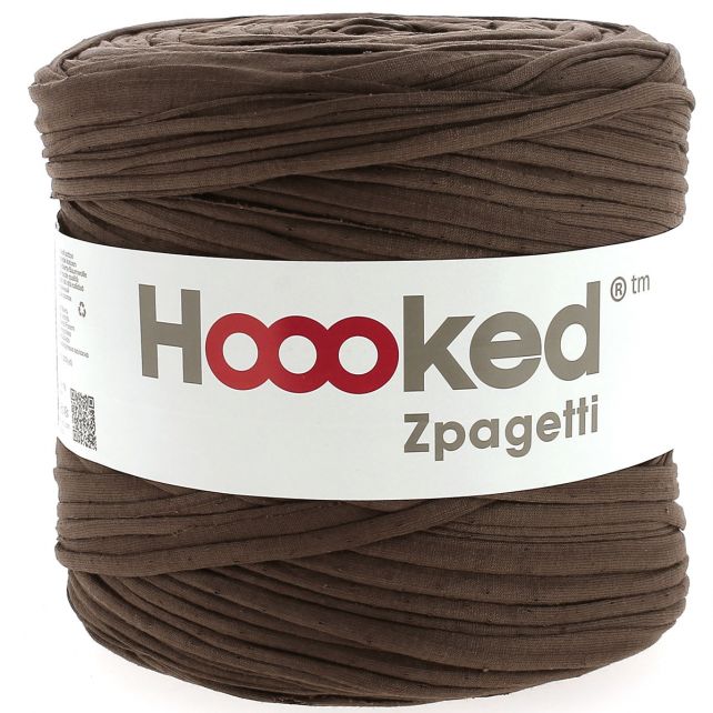 Zpagetti Cotton Yarn Brown Bag