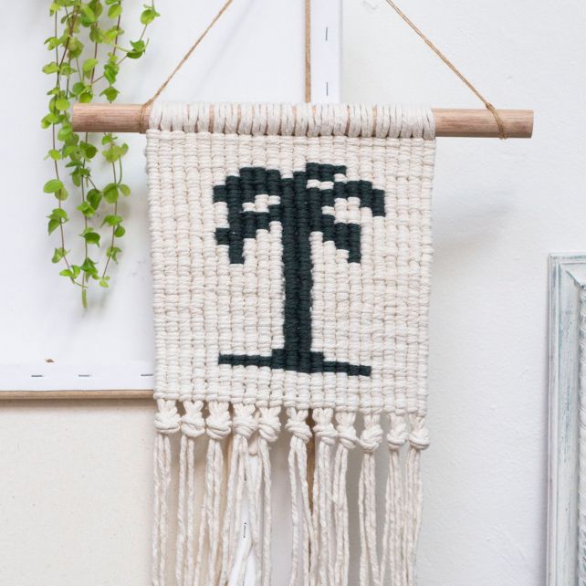 DIY Macramé Patroon Wandhanger Bora-Bora
