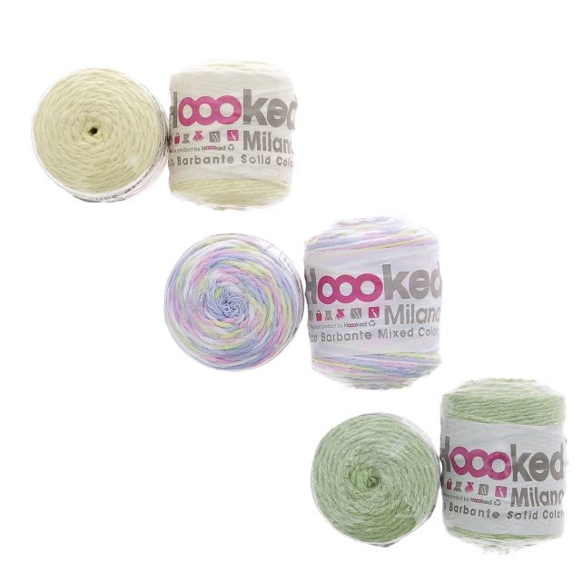 Garn-Set 6 Knäuel Eco Barbante Rainbow Bliss