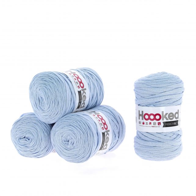 RibbonXL Set Powder Blue 4 Knäuel