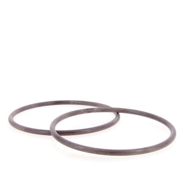 ASAS DA BOLSA lisa e redonda PET reciclada Taupe