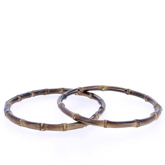 Bamboo Ring Taschengriffe M Dark