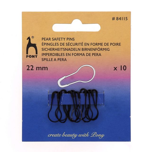Pony pear safety pins