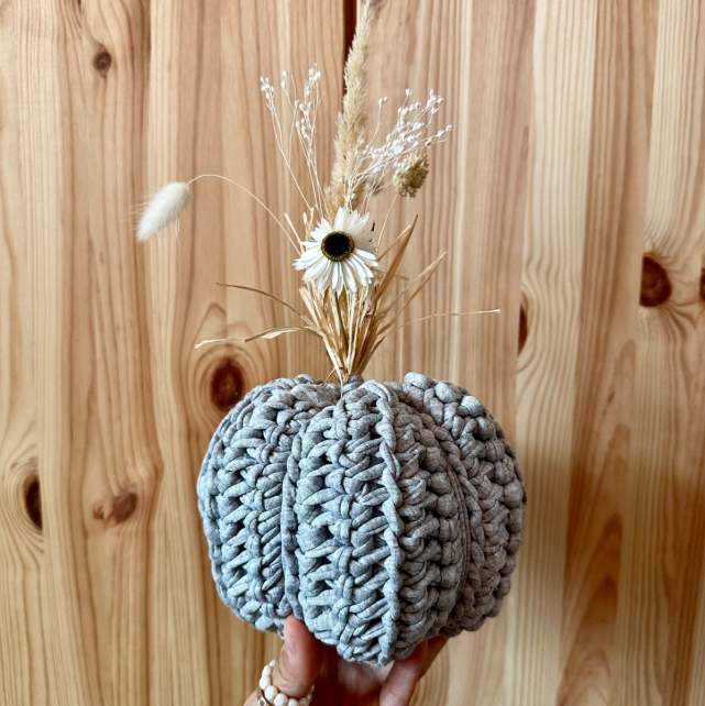 Handmade Zpagetti Pumpkin Grey