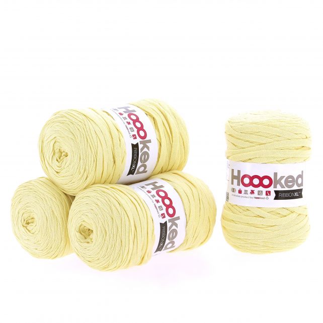 RibbonXL Frosted Yellow Set 4 Bollen