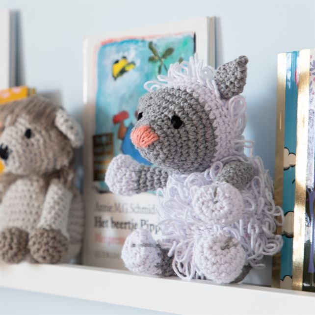 DIY Patrón De Ganchillo Cordero Lewy Eco Barbante