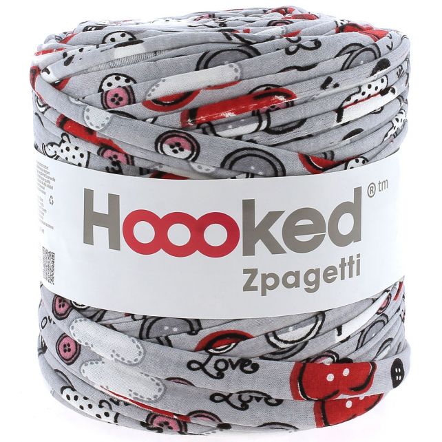 Zpagetti Cotton Yarn Button Love