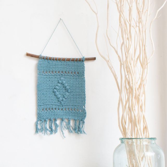DIY Crochet pattern wallhanger Malmo