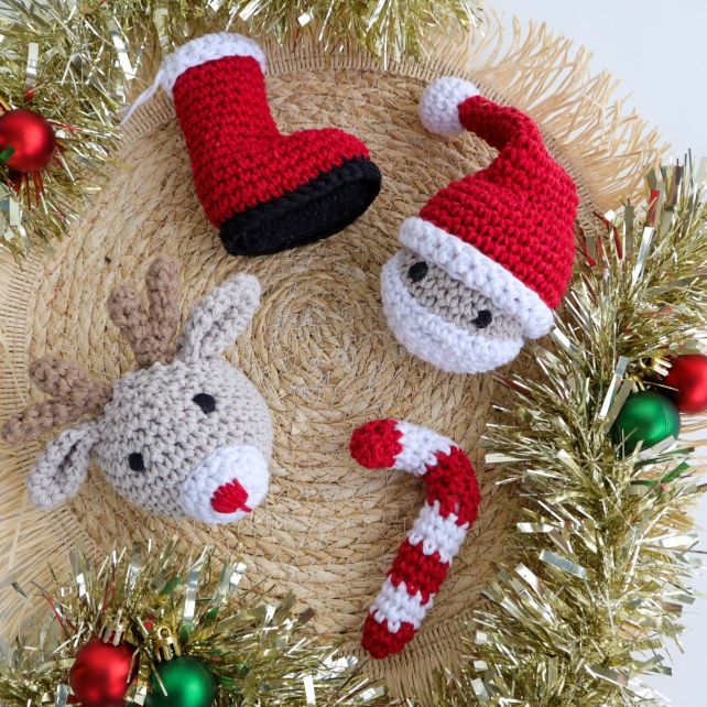 DIY Crochet Pattern Christmas Ornaments