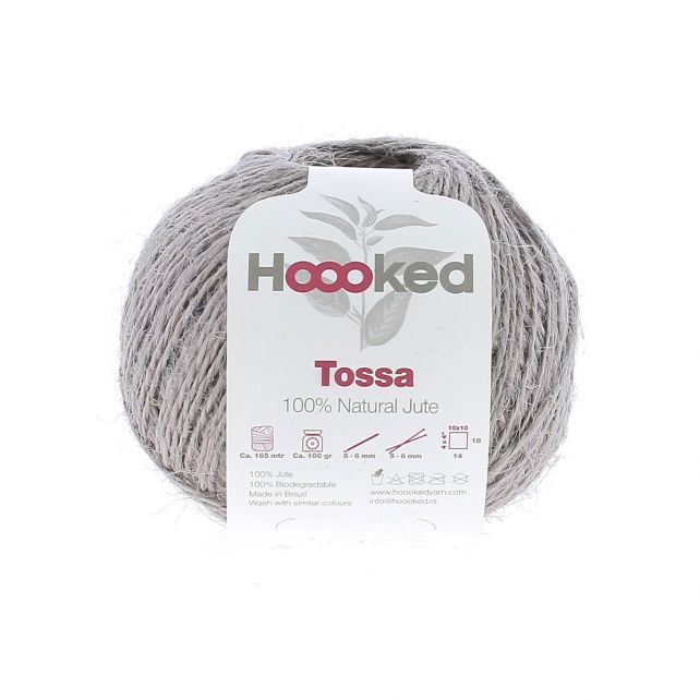 Tossa - 100% Natural Jute Cinnamon Taupe 100g