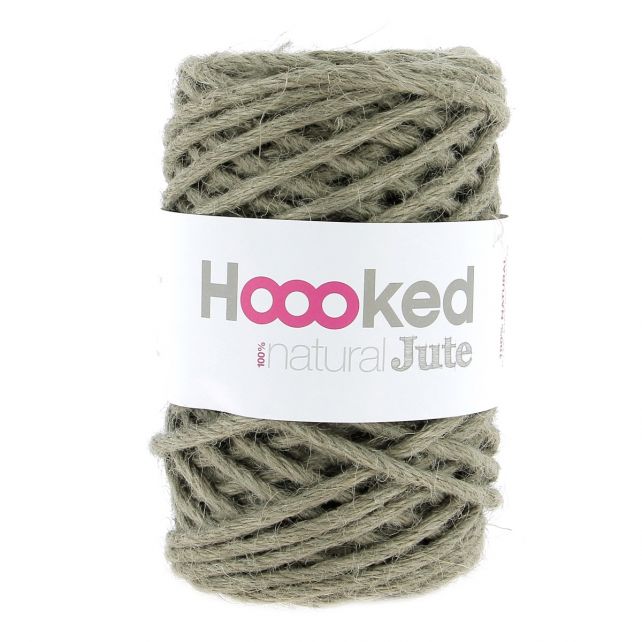 100% Natural Jute Olive Taupe 350g.
