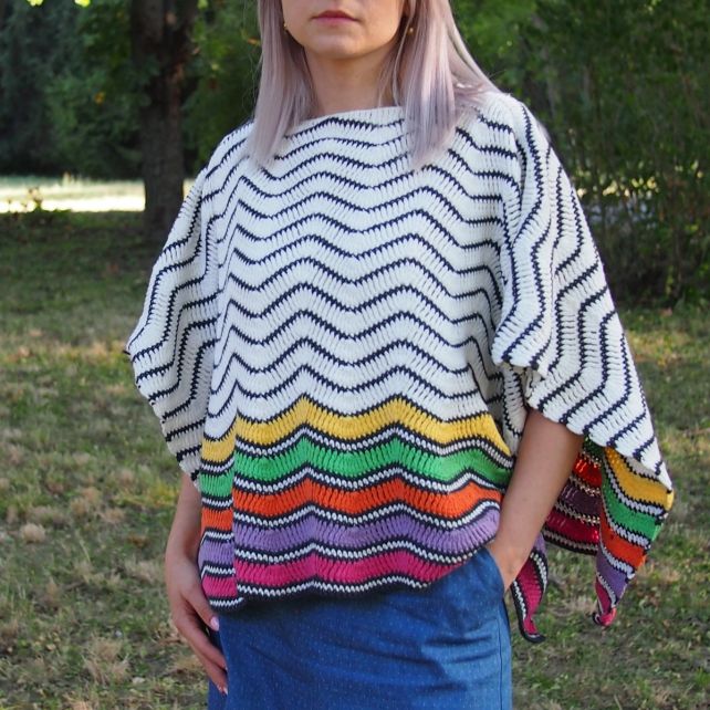 DIY Häkelanleitung Poncho Ibiza