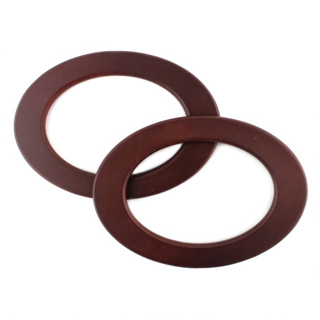 Asas de bolso de Madera Ovalo