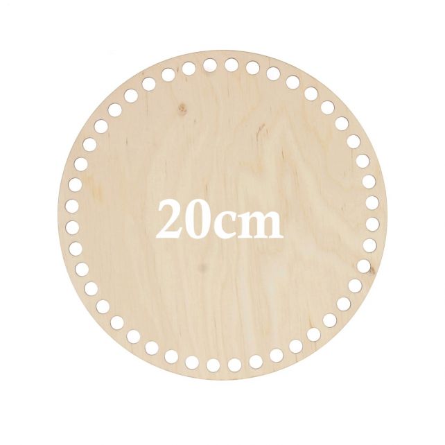 Houten Geperforeerde Ronde Basis 20 cm