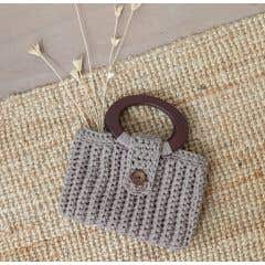 DIY Crochet Kit Zpagetti Bag Vienna Taupe Brown