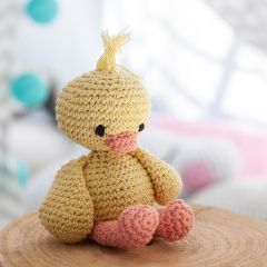 DIY Crochet Kit Duckling Danny Eco Barbante