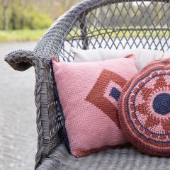 DIY Crochet Pattern Tunisian Cushion Kairouan
