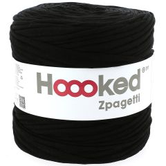 Zpagetti Cotton Yarn Black Poptangle