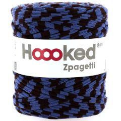 Zpagetti Cotton Yarn Blue Scarf