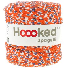 Zpagetti Cotton Yarn Orange Flowers