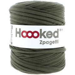 Zpagetti Cotton Yarn Olive Cushion