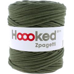 Zpagetti Cotton Yarn Olive Spot