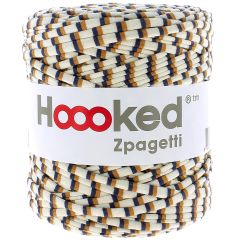 Zpagetti Cotton Yarn Caramel Blueberry stripes