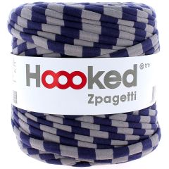 Zpagetti Cotton Yarn Purple Metal Stripes