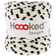Zpagetti Cotton Yarn Brown and White