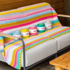 DIY Crochet Kit Blanket La Boca by Emmaknitty
