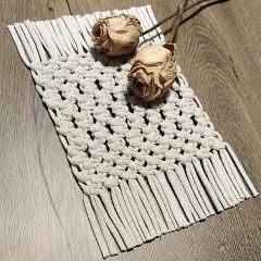 DIY Patrón Gratis De Macramé Posavasos Roma