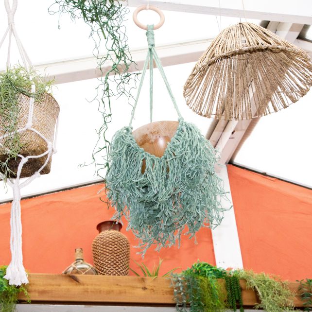 DIY Macrame Pattern Jute Plant Hanger Manaus