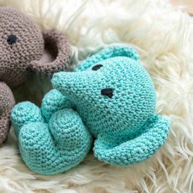 DIY Hkelset Elefant Eco Barbante Spring