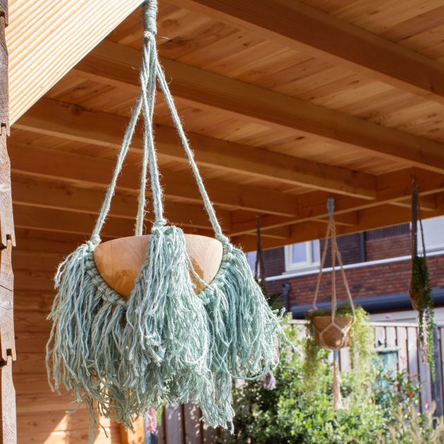 DIY Macrame Pattern Jute Plant Hanger Manaus