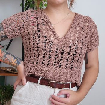 DIY Crochet Pattern São Miguel Blouse