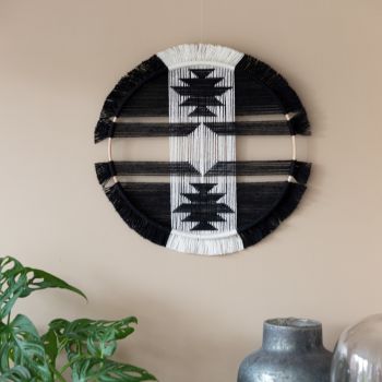 DIY Makramee-Set Geometrischer Wandbehang Aztec