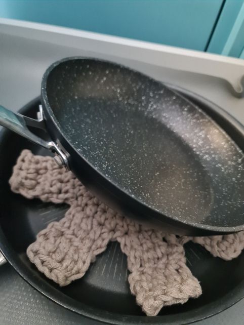 DIY Crochet Pattern Sweet Home Pot & Pan Protectors