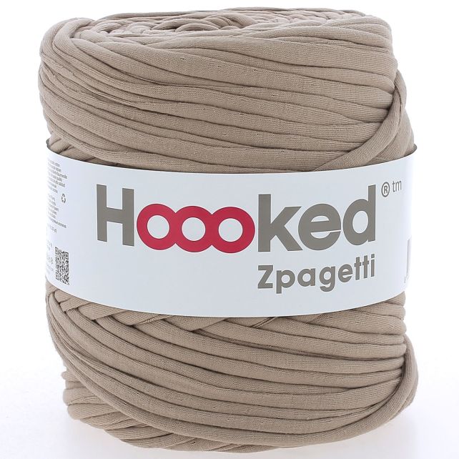 Zpagetti Cotton Yarn Beige Scarf