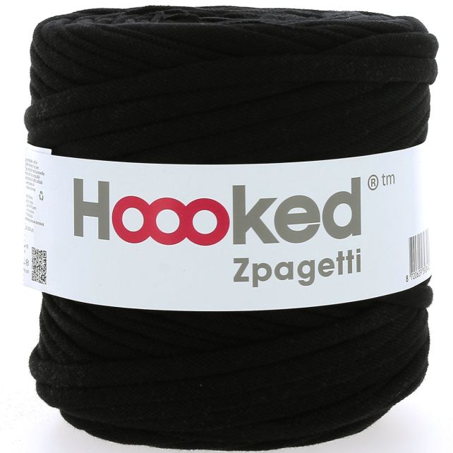 Zpagetti Cotton Yarn Black Polo