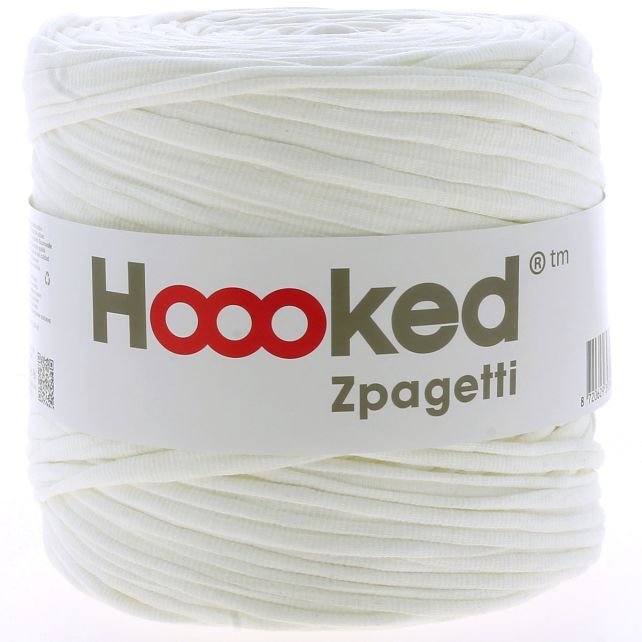 Zpagetti Cotton Yarn White Texture
