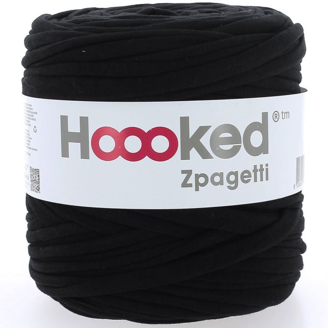 Zpagetti Cotton Yarn Black Dress