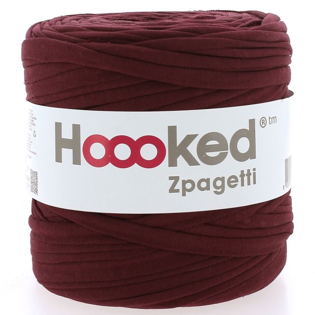 Zpagetti Cotton Yarn Burgundy Dress