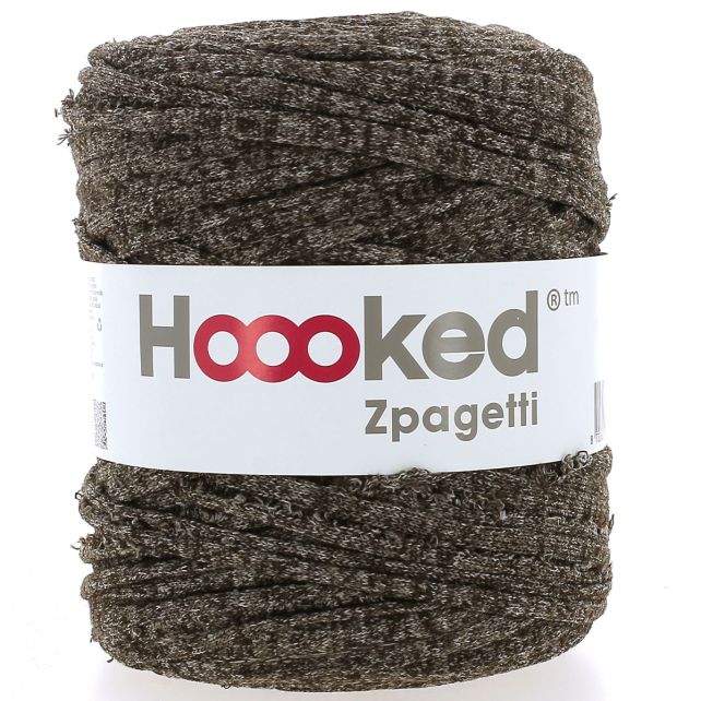 Zpagetti Cotton Yarn Mixtured Brown