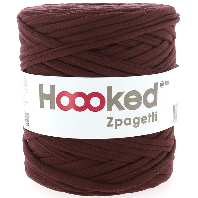 Zpagetti Cotton Yarn Bordeaux Lines