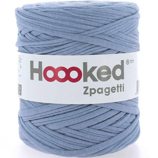 Zpagetti Cotton Yarn Blue Blanket