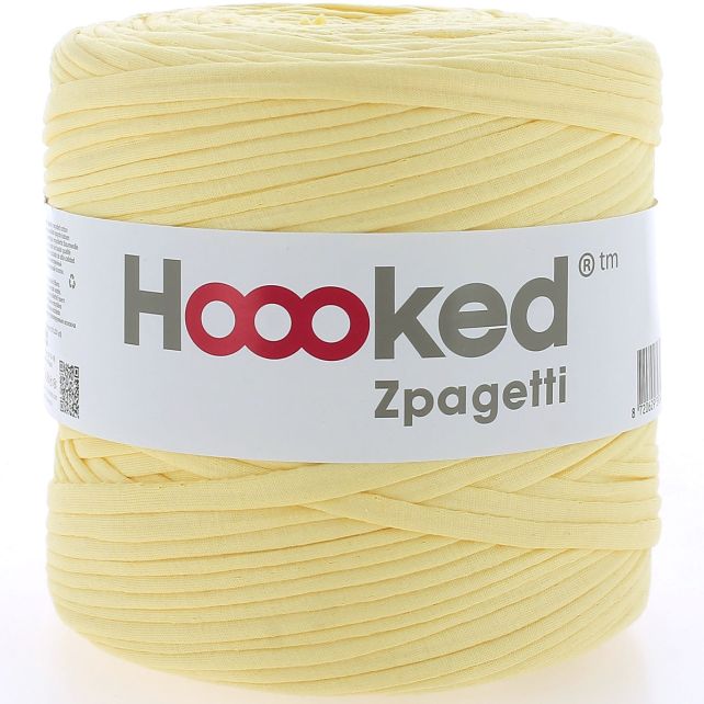 Zpagetti Cotton Yarn Yellow Pillow